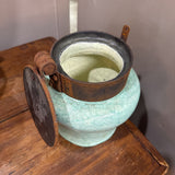 El Plato Cov'd Mexican Pottery Chocolate Jar
