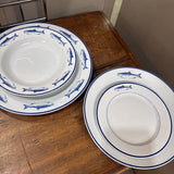 Strawberry St. 4 pc Set - Platter, Plate, Salad, Bowl
