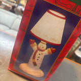 Snowman Small Table Lamp