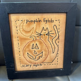 Pumpkin Lights Scary Nights Art