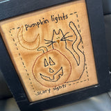 Pumpkin Lights Scary Nights Art
