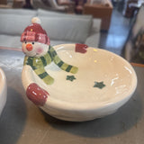 Snowman Serving Bowl