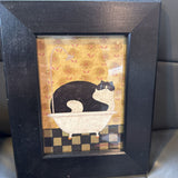Cat in the Bath Art