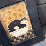 Cat in the Bath Art