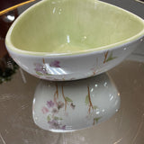 Dansk Blossom Triangular Dip Bowl