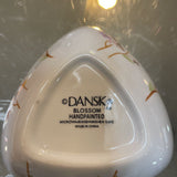 Dansk Blossom Triangular Dip Bowl