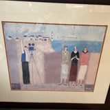 Framed Art Print "Filming" by Gia Revazi