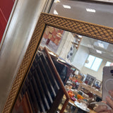 Gold Beveled Tall Mirror
