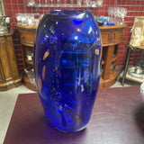 Cobalt Blue Art Glass Vase