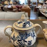 Vintage Blue Danube Sugar&Creamer Set