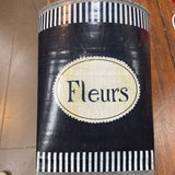 "Fleurs" Metal Wall Hanging Basket