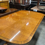 Heritage Maple Wood Table w/Banding Detail