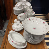 Rosechintz China Set by Meito Japan