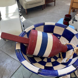 Red Wooden Anchor