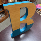 Blue 'B' Letter