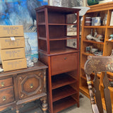 Bookshelf w/Fold Down Cabinet