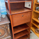Bookshelf w/Fold Down Cabinet