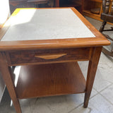 Lane Perception Weave MCM Side Table