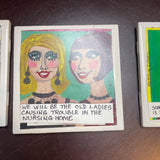 Bad Girl Art Ceramic Coasters