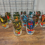 Vintage Indiana Glass 12 Days of Christmas Glasses-Set of 12