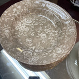 Claytan Floral Ceramic Bowl Set-Set of 8