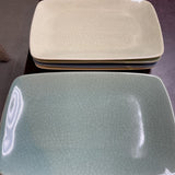 BIA Cordon Bleu Ancien Celadon Crackle Plates-Set of 4