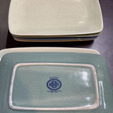 BIA Cordon Bleu Ancien Celadon Crackle Plates-Set of 5