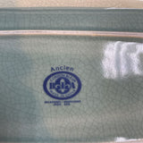 BIA Cordon Bleu Ancien Celadon Crackle Plates-Set of 5