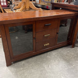 Wood Sideboard w/Doors