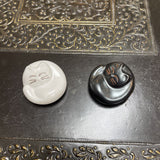 Ceramic Maneki Chopstick Holders-Set of 2