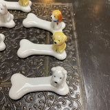 Ceramic Dog&Bone Chopstick Holders-Set of 2