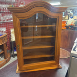 Wall Mount Wood Curio Cabinet
