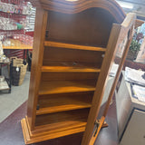 Wall Mount Wood Curio Cabinet