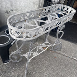 Vintage Wrought Iron Garden Plant Stand