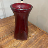 Red Glass Vase