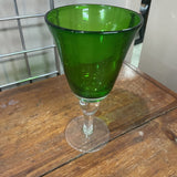 Artland Green Wine Glass