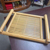 Vtg Bamboo Serving Tray