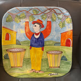 Nino Parrlicca Square Platter/Decor