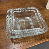 Set of 3 Imperial Glass Candlewick Bowl Set