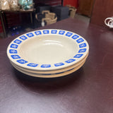 Romanian Flower Rim Soup - Set of 3