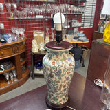 Painted Ceramic Base Table Lamp - no Shade