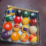 Set of Belgian Aramith Small Pool Balls