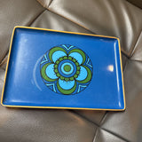 Blue Enamel Tray