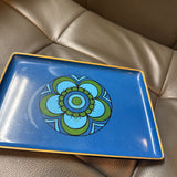 Blue Enamel Tray