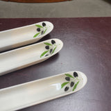 Porcelain Olive Boat Dish