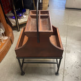 Wood Tray/Organizer in Stand
