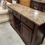 Buffet Cabinet w/Marble Top