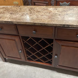 Buffet Cabinet w/Marble Top
