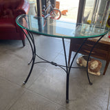 Pier 1 Metal&Glass Accent Table