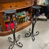 Tall Metal Candle Holders